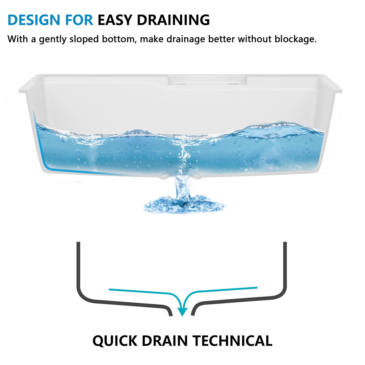 33"x22" Granite Waterfall Kitchen Sink Multifunctional Smart Workstation With Faucet Combo Drop In Topmount White Granite Composite Quartz Classic Above Counter Single Bowl Sink Basin