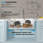 33 White Farm Sink Workstation - Fulorni 33"x21" Apron Front Farmhouse Sink Workstation with Slide Ledge White Ceramic Porcelain Fireclay Single Bowl Farmer Kitchen Sink Basin