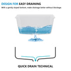 18 Undermount Laundry Sink - Fulorni 18"x18" Laundry Utility Sink Workstation White Granite Composite Quartz Classic Under Counter Deep Single Bowl Utility Laundry Room Sink Basin